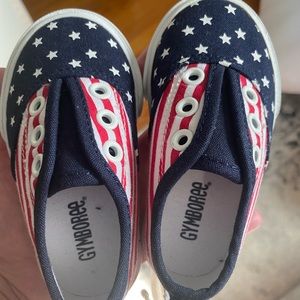 Gymboree Red white and blue baby sneakers